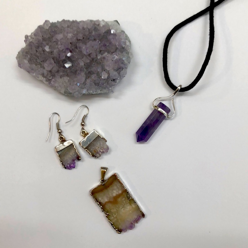 Amethyst Jewelry Set
